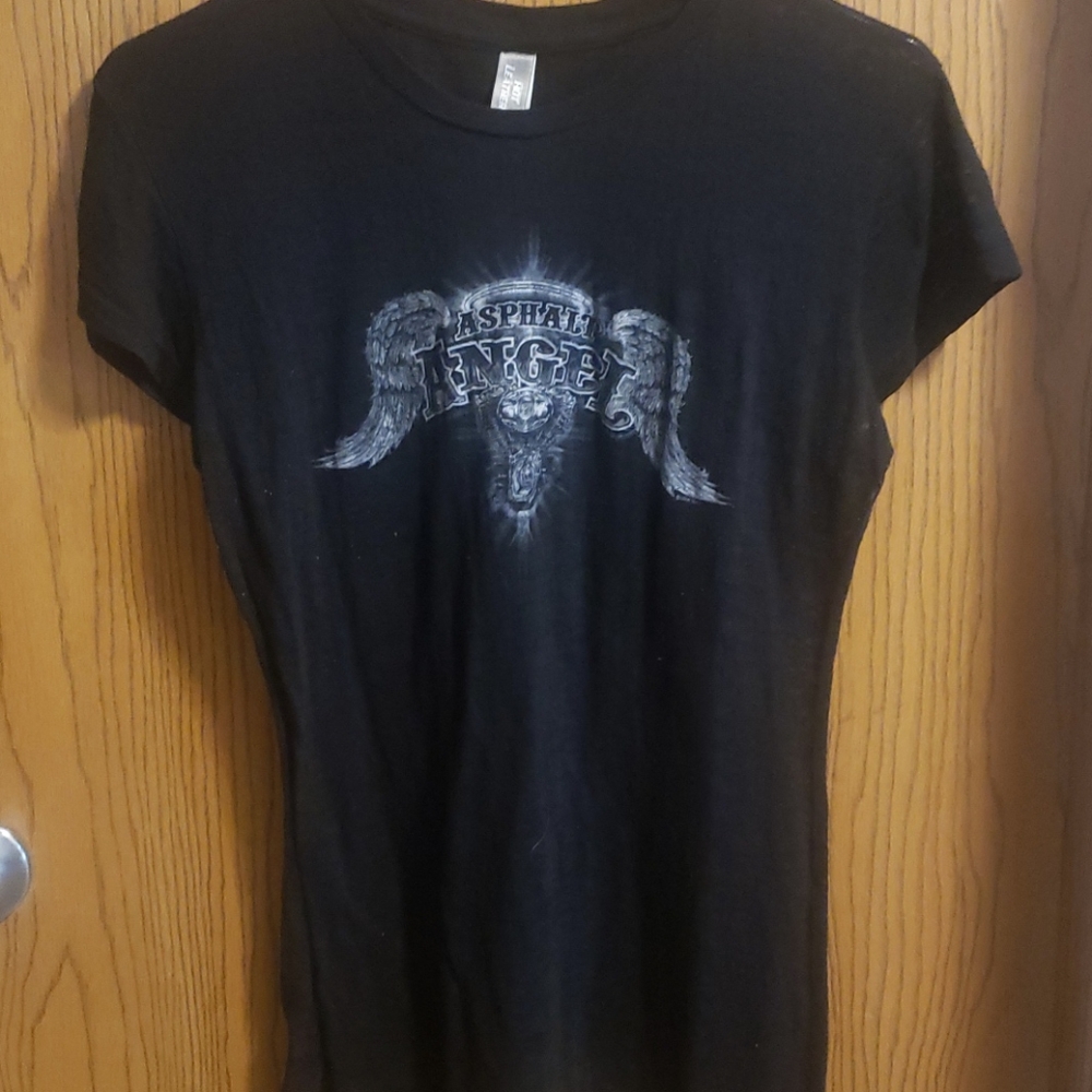 Asphalt angel burnout style short sleeve